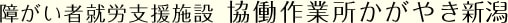 障がい者就労支援施設 協働作業所かがやき